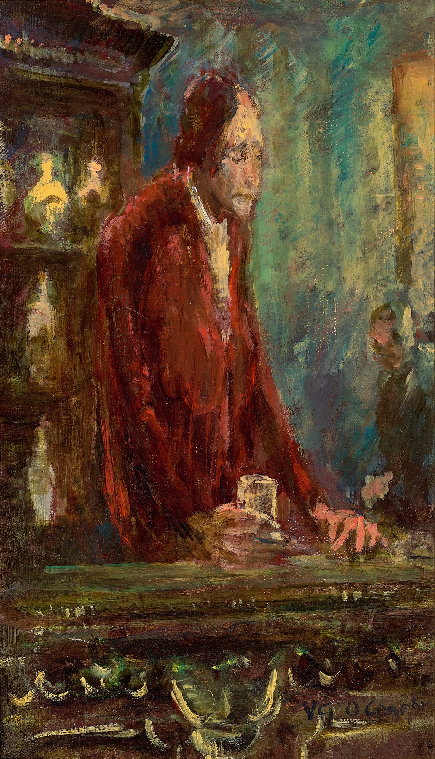 STUDY FOR ‘THE IRISH BARMAID’