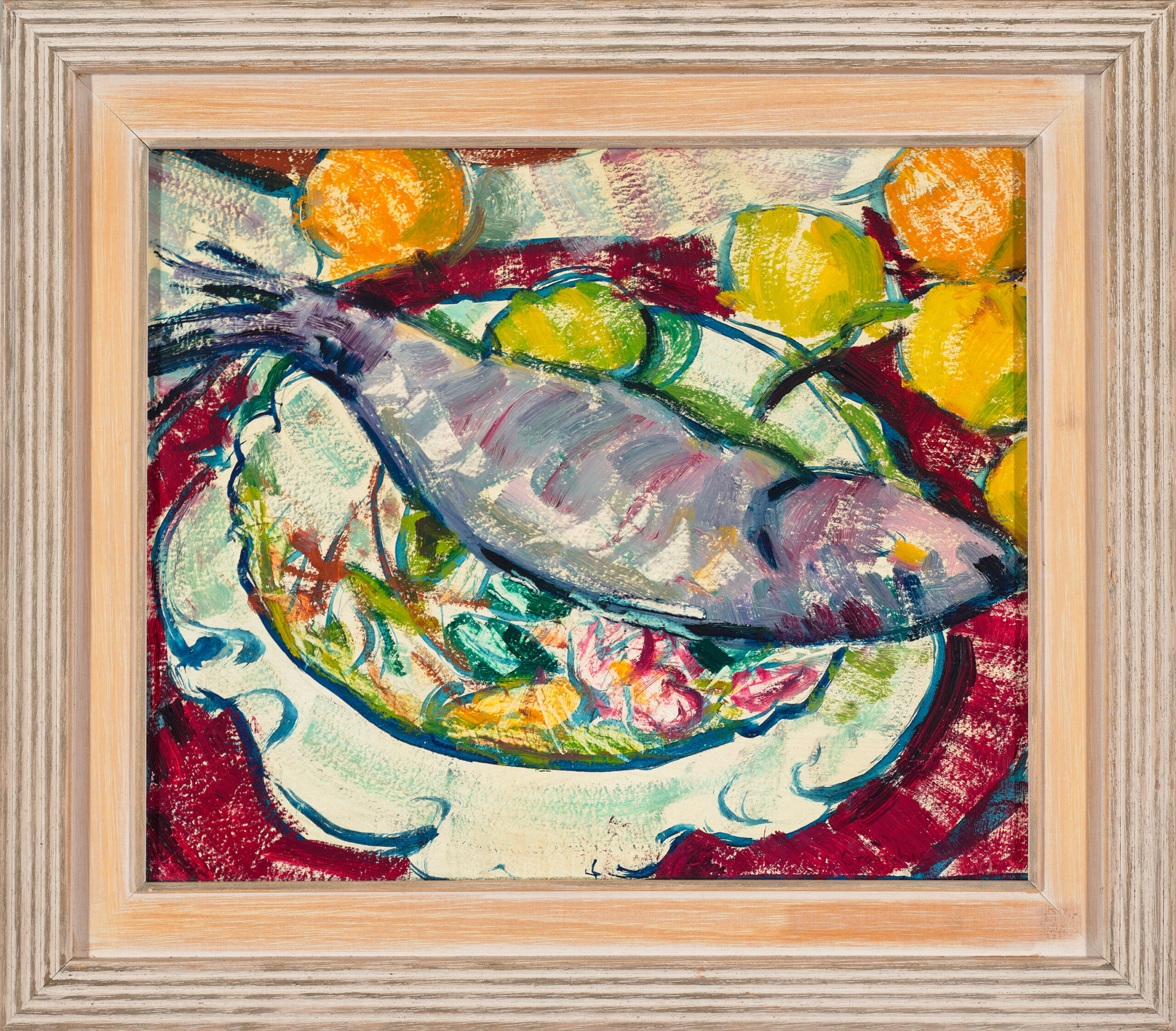 FISH ON PLATE