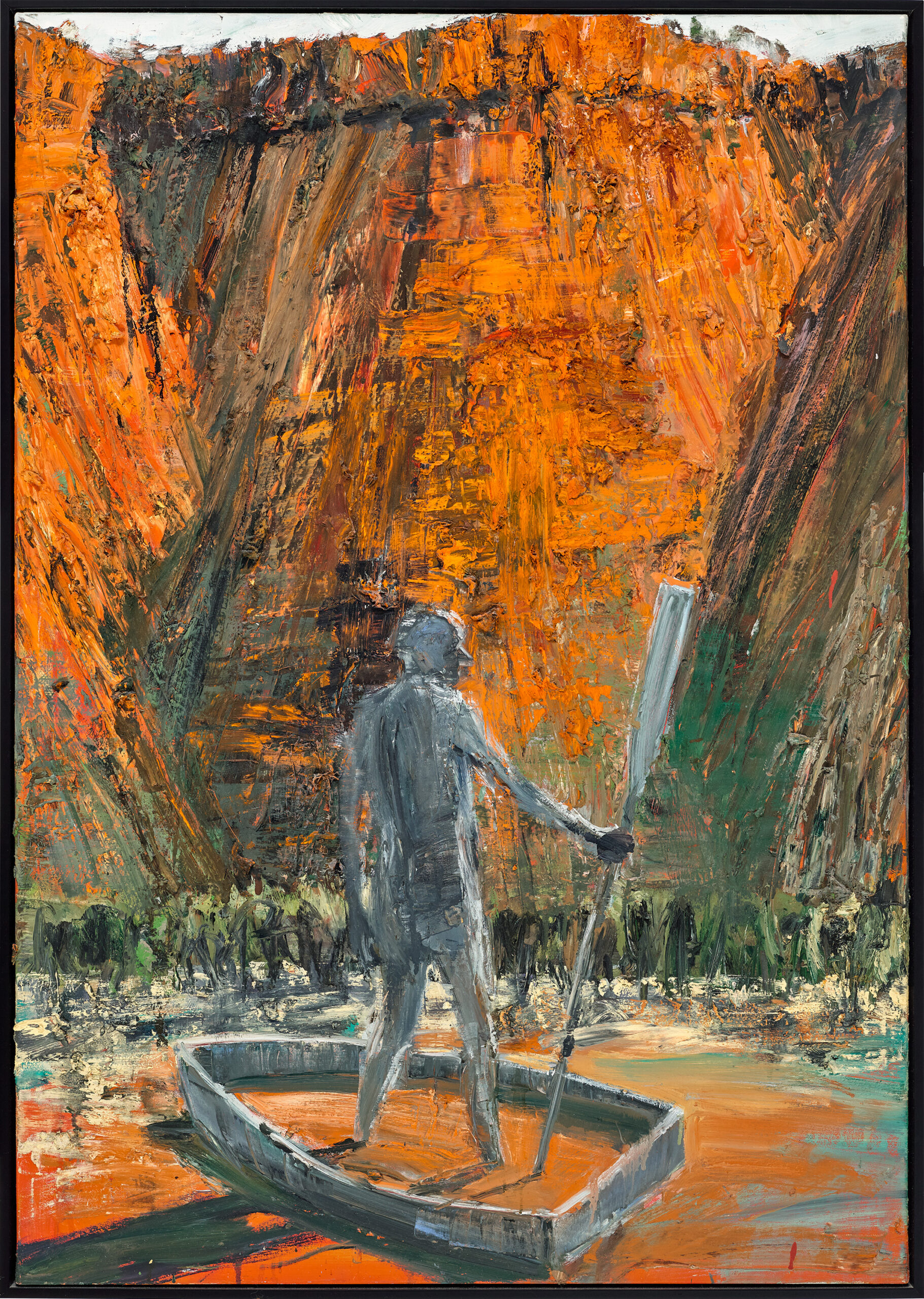 (DESERT FIGURE WITH OAR) UPRIGHT