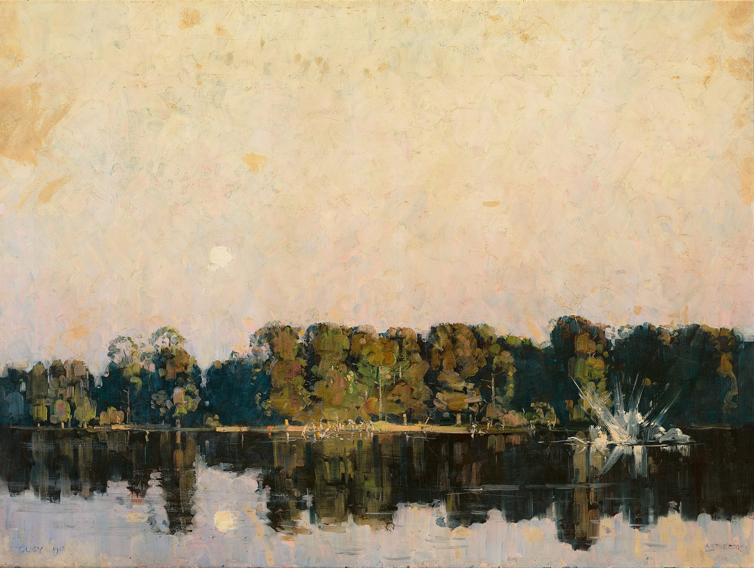 Troops bathing, Glisy