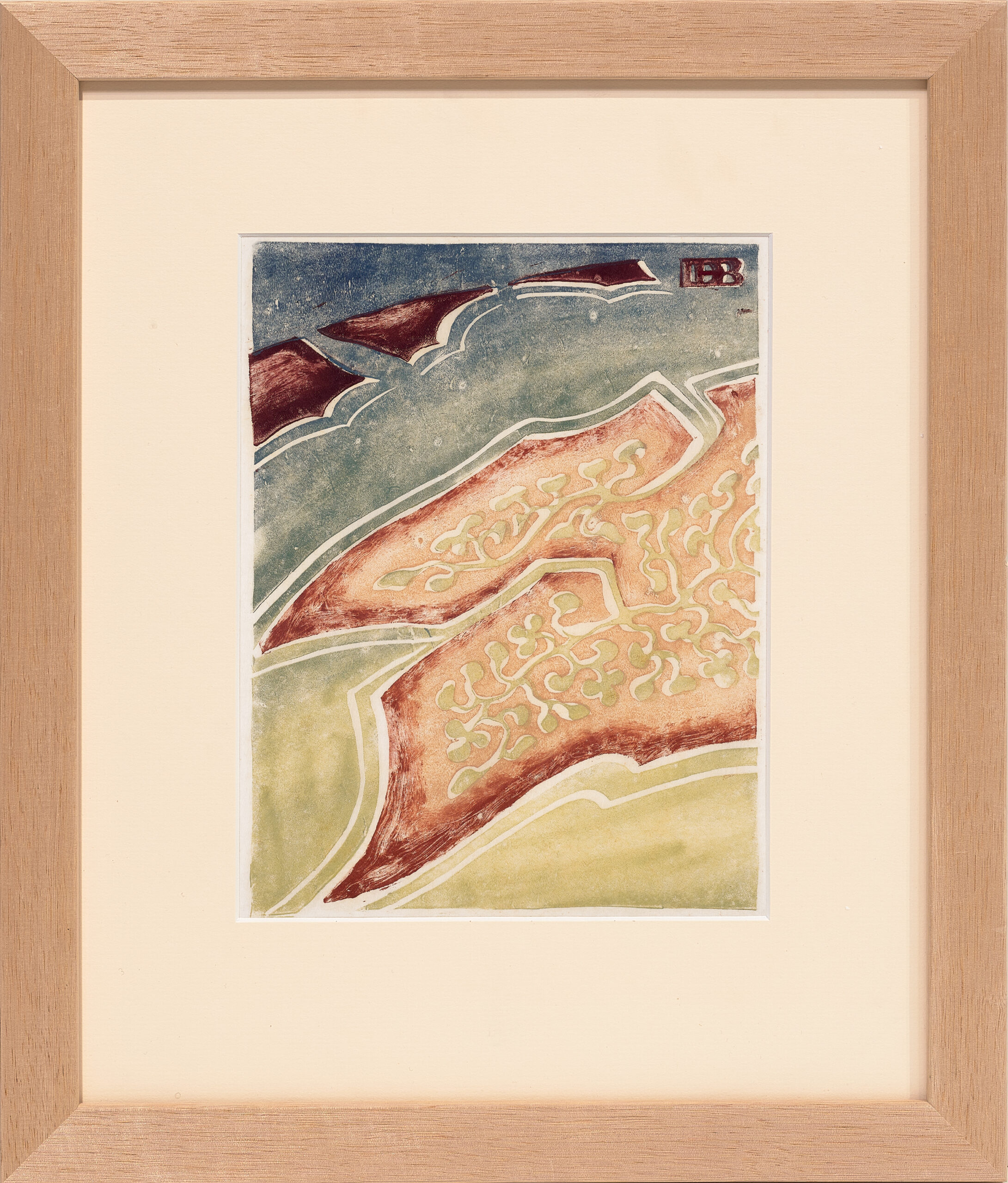 Air travel 1: Mud flats and island