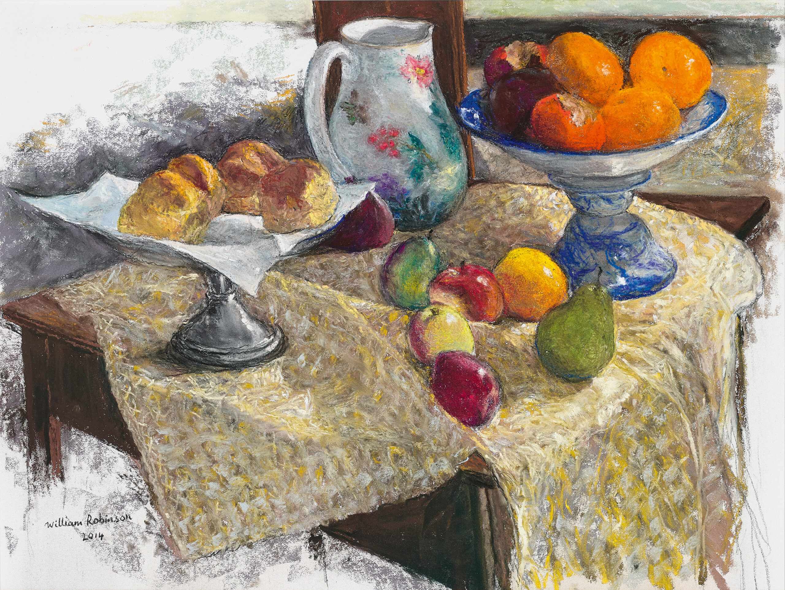 Pumpkin scones with fruit